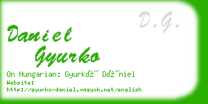 daniel gyurko business card